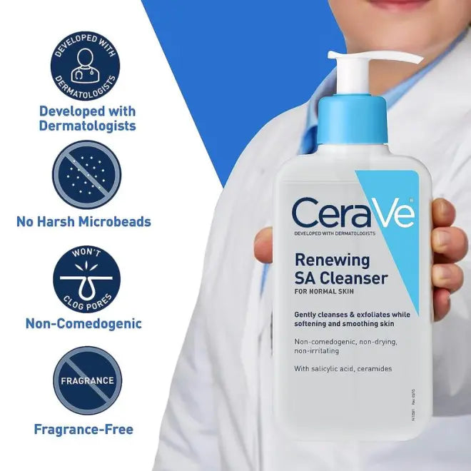 CeraVe SA Cleanser BHA Exfoliant for Face