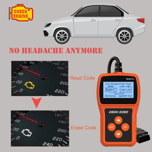 Automotive OBD2 Scanner OBD Code Reader Car Diagnostic Tool Check Engine Fault