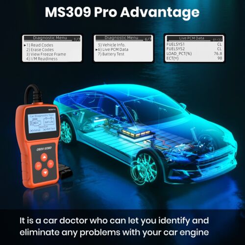 Automotive OBD2 Scanner OBD Code Reader Car Diagnostic Tool Check Engine Fault