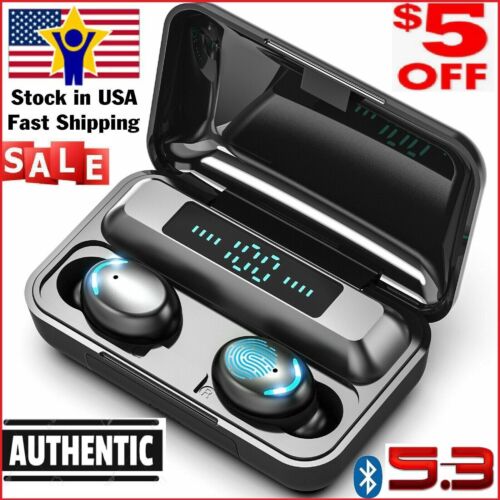 Bluetooth Earbuds TWS 5.3 all phones laptop tablet Wireless Earphone  Waterproof