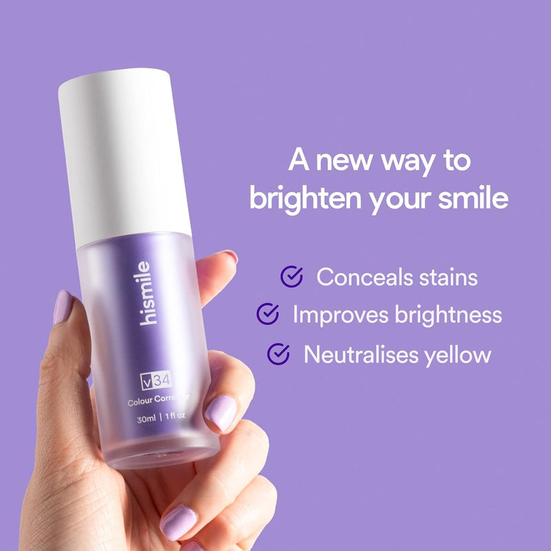 Tooth Stain Removal v34 Hi-smile Colour Corrector Teeth Whitening Toothpaste