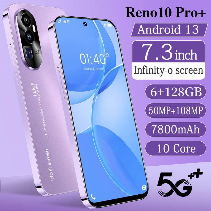 Reno10 Pro+ 7.3" 6GB+128GB Smartphone Android 13 Factory Unlocked Mobile Phones