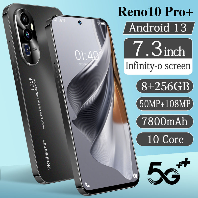 Reno10 Pro+ 7.3" 8GB+256GB Smartphone Android 13 Factory Unlocked Mobile Phones