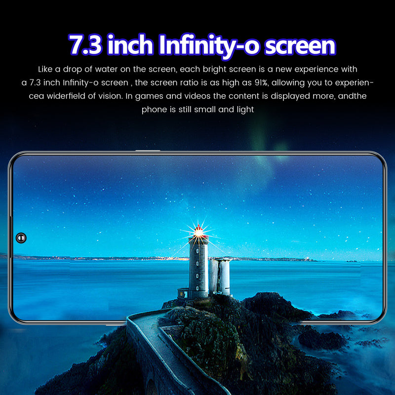 2023 Hot30 Smartphone 7.3" 4GB+64GB 
Dual SIM Android 13 Unlocked Mobile Phones