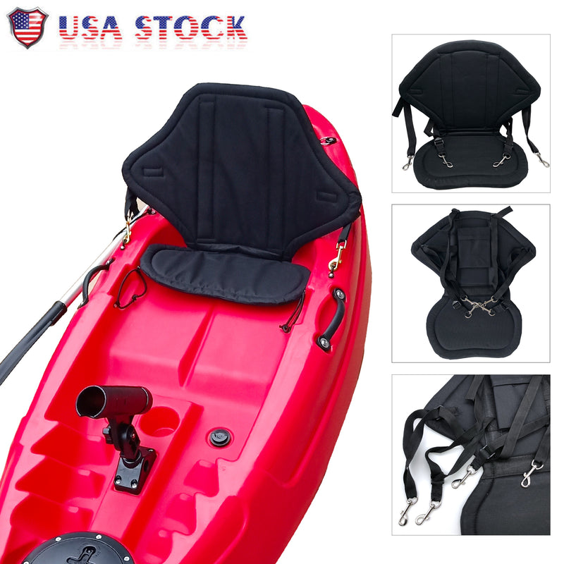 Adjustable Padded Back Pack Rest Bag Kayak Seat Canoe Backrest Drifting Cushion