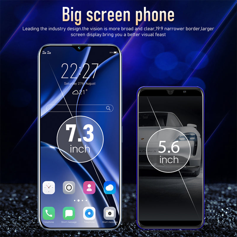 S23 Ultra 5G Smartphone 7.3" 4GB+64GB Factory Unlocked Android 13 Mobile Phones