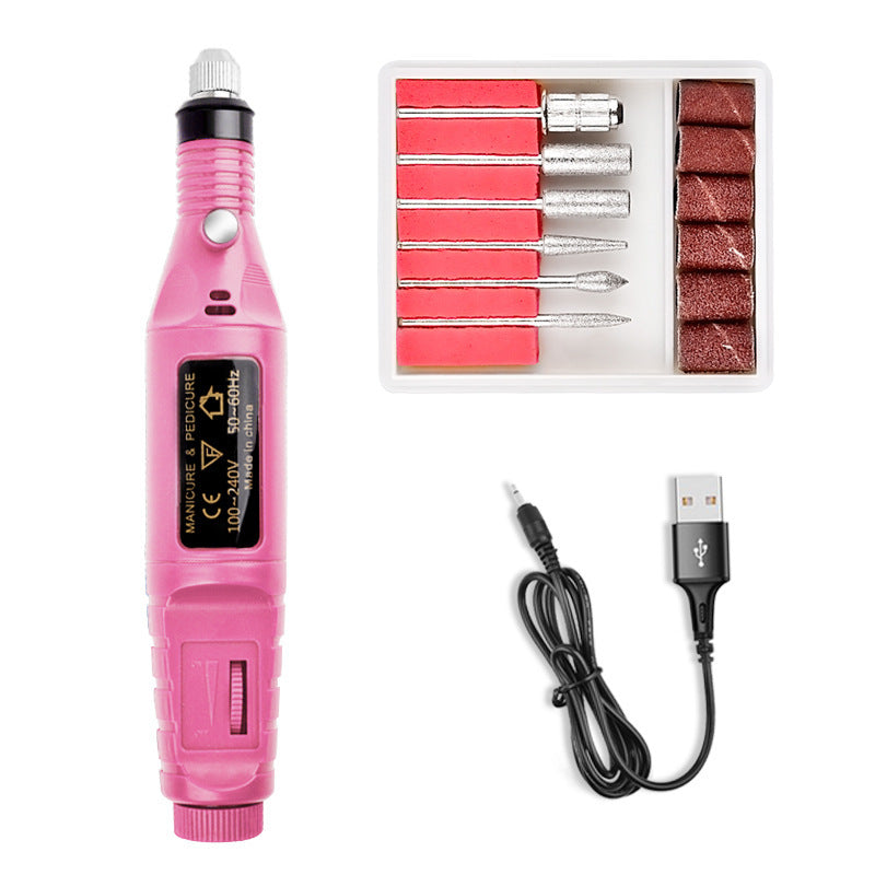 USB portable nail polish machine, electric nail polish for removing dead skin, pen style nail polish