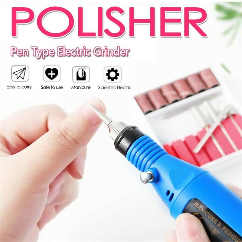 USB portable nail polish machine, electric nail polish for removing dead skin, pen style nail polish