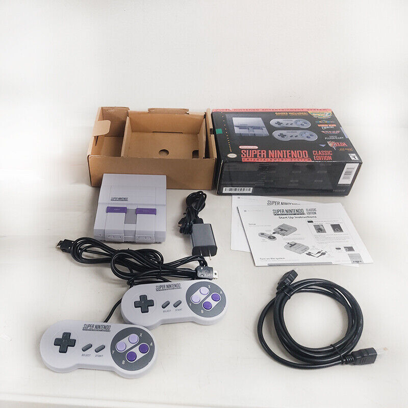 Super Nintendo Classic Mini Entertainment System SNES Included 21 Games 1SET