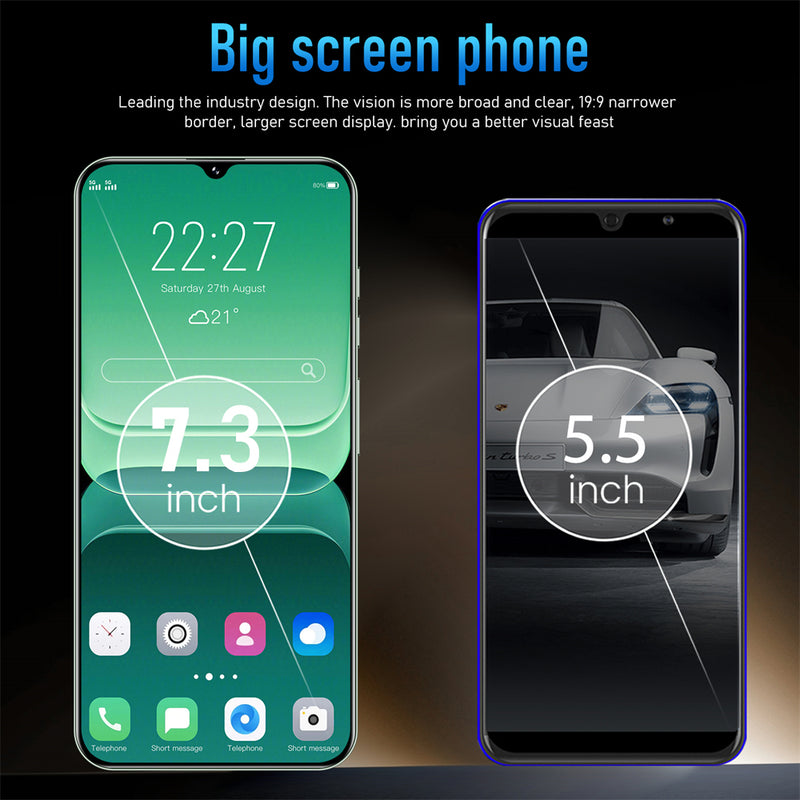 2023 M13 Pro 7.3" 16GB+1TB Smartphone Android 13 Unlocked 5G Dual SIM Cell Phone