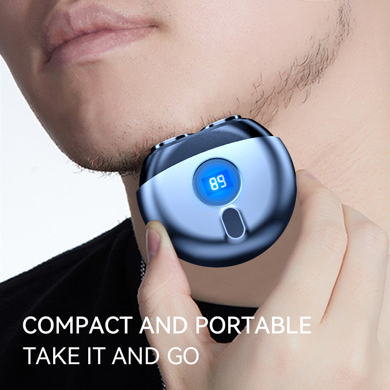 Mini Portable Electric Razor for Men USB Rechargeable Shaver Beard Trimmer Gifts