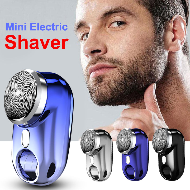 Mini Portable Electric Razor for Men USB Rechargeable Shaver Beard Trimmer Gifts