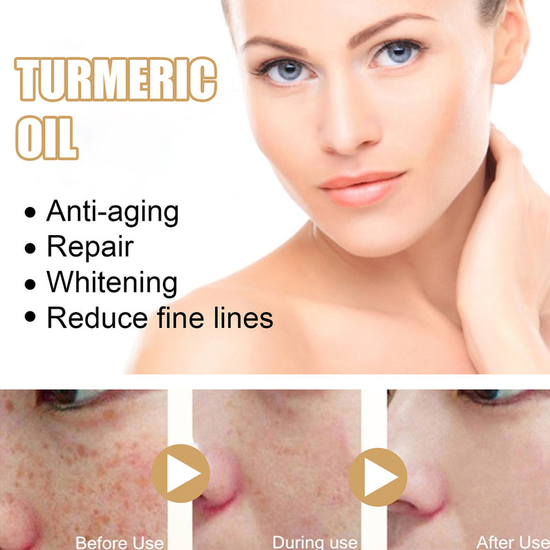 Turmeric Essential Oil, Remove Wrinkles Dark Spot Corrector Face Whitening Cream for Womens