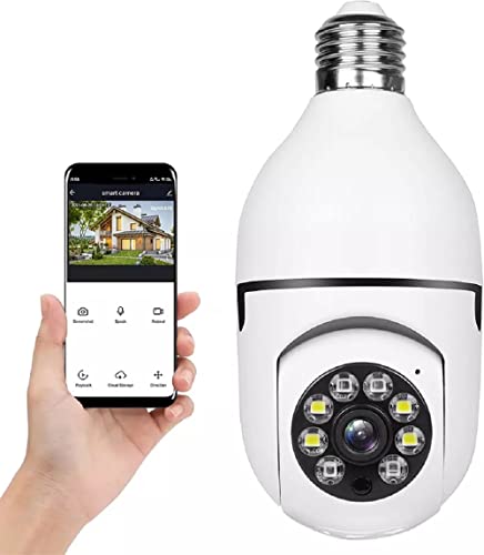 Bulb Light Wireless IP Camera Degree 360 Night Vision WiFi Camera Bulb Security Camera