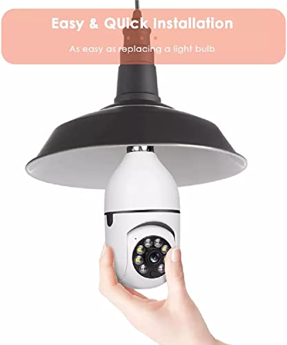 Bulb Light Wireless IP Camera Degree 360 Night Vision WiFi Camera Bulb Security Camera