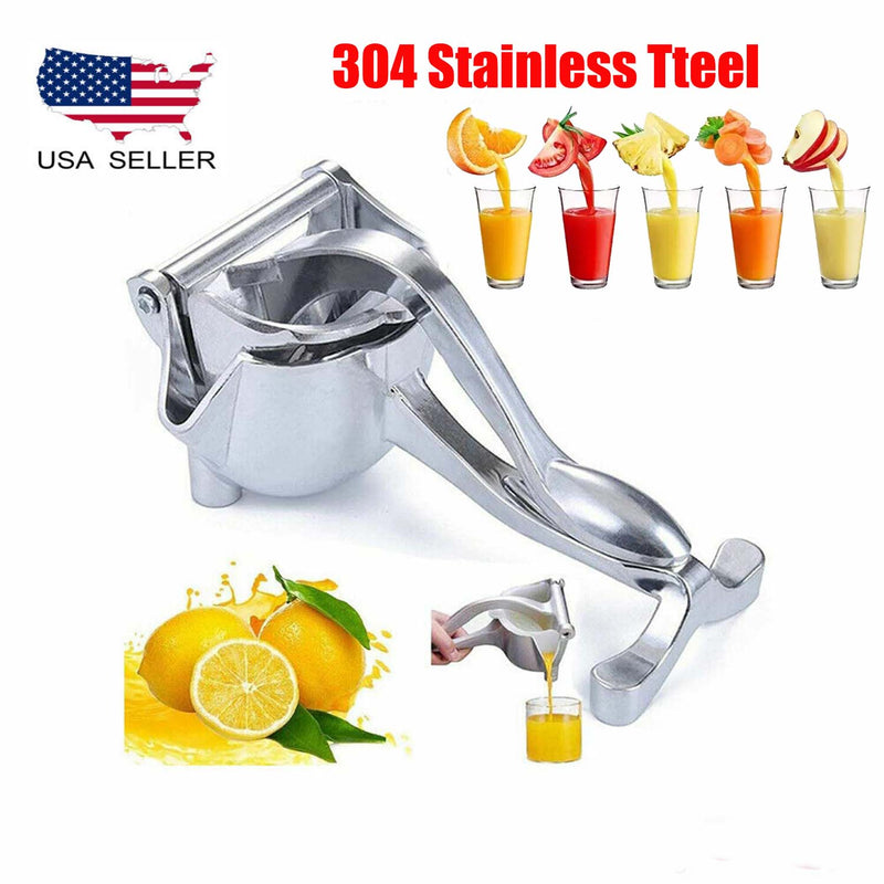 304 Heavy Duty Manual Fruit Juicer Press Lemon Squeezer Premium Extractor Hand