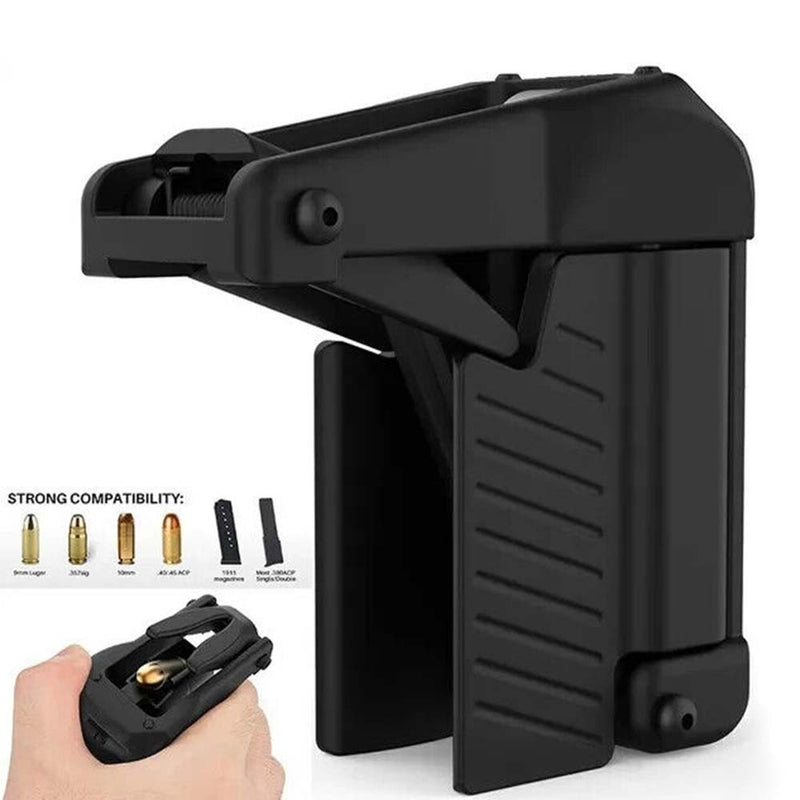 Portable Universal Raptor Pistol Speed Loader for Magazines from .380 9mm-45 ACP