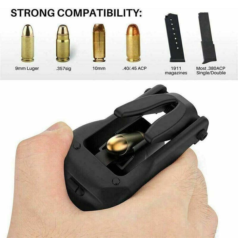 Portable Universal Raptor Pistol Speed Loader for Magazines from .380 9mm-45 ACP