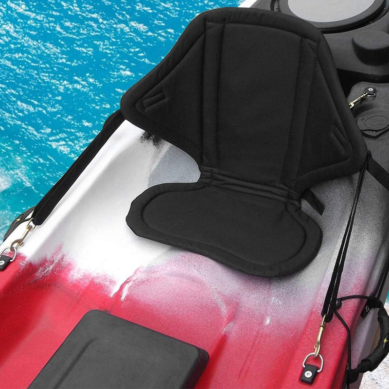 Adjustable Padded Back Pack Rest Bag Kayak Seat Canoe Backrest Drifting Cushion