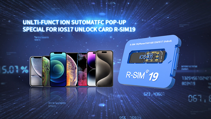 R-SIM19 NEW QPE Stable Unlock SIM Card For iPhone 15 Plus 14 13 Pro Max 12 IOS17