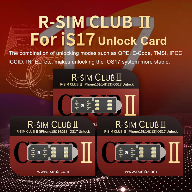 R-SIM CLUB Ⅱ R-SIMClUB2 Nano Unlock Card For iPhone12/PROMAX/X/XS