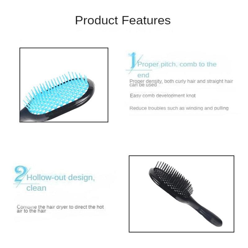 Vented Detangling Hair Brush Massage Hair Comb for Women Long, Thick, Curly Hair