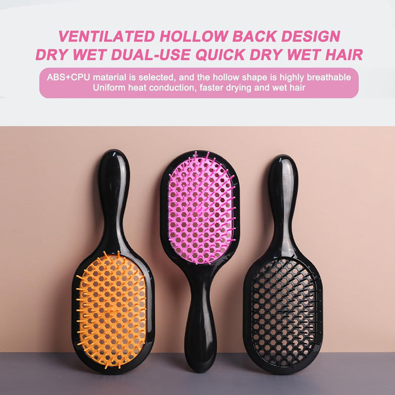 Vented Detangling Hair Brush Massage Hair Comb for Women Long, Thick, Curly Hair