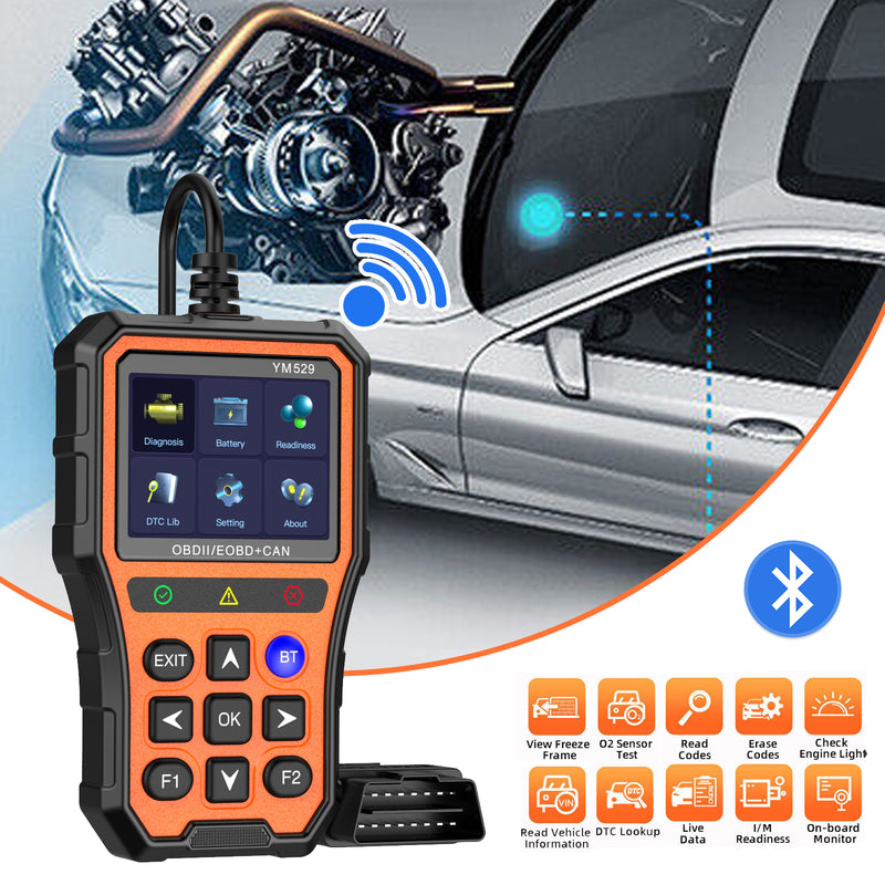 OBD2 Enhanced Mode 9 Car Diagnostic Tool Check Engine Code Reader CAN Scan Tool