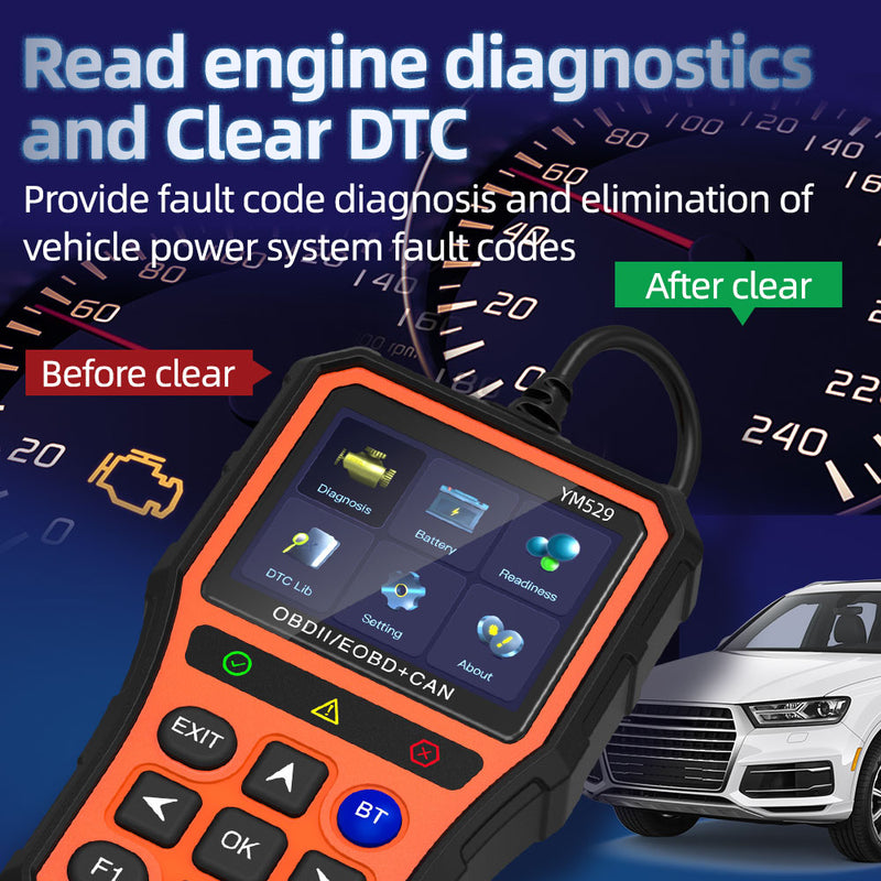 OBD2 Enhanced Mode 9 Car Diagnostic Tool Check Engine Code Reader CAN Scan Tool