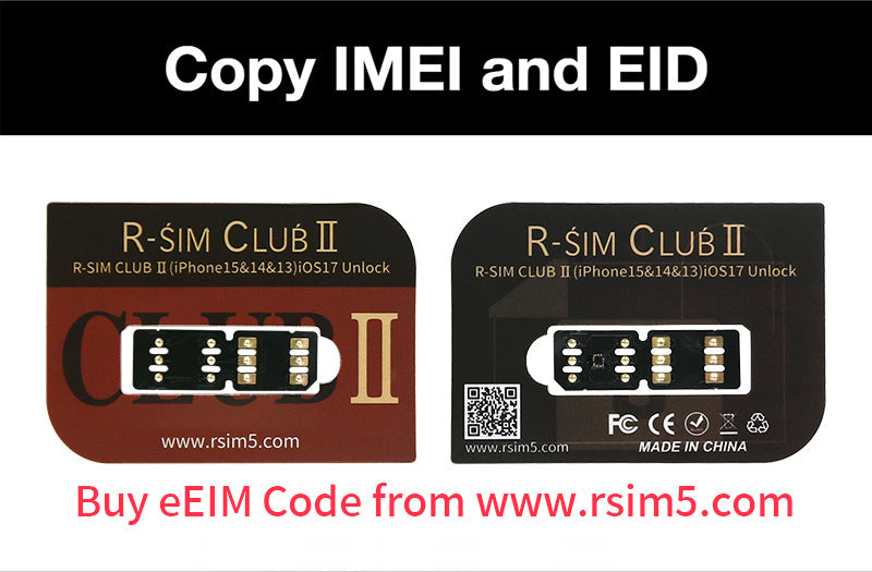 R-SIM CLUB Ⅱ R-SIMClUB2 Nano Unlock Card For iPhone12/PROMAX/X/XS