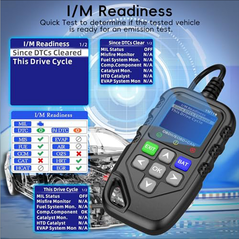 Automotive OBD2 Code Reader OBD Scanner Car Check Engine Fault Diagnostic Tool