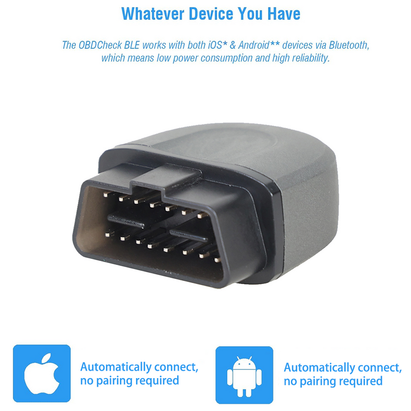 OBD II Scanner Auto Diagnostic Scan Tool for iphone iOS & Android, Bluetooth 5.1