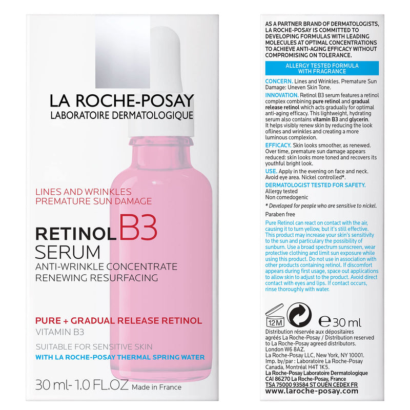 La Roche Posay Hyalu B5 EFFACLAR SERUM Retinol B3 Serum Anti-Wrinkle Concentrate