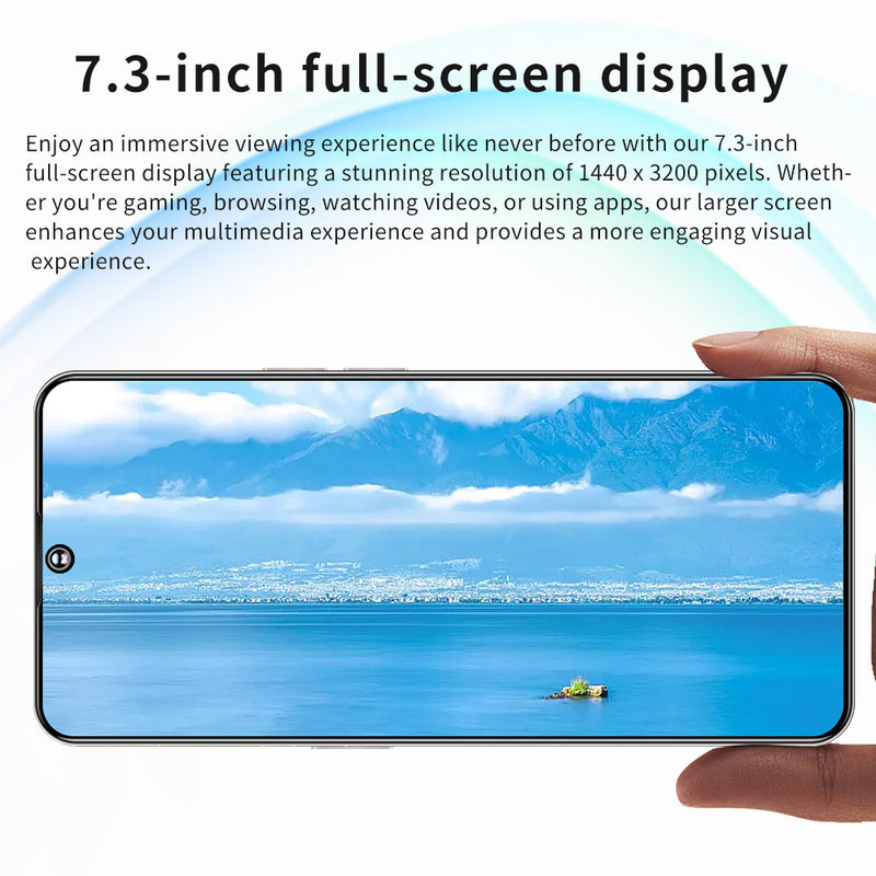 2023 S30 Ultra 5G Smartphone 7.3" 16GB+1TB Unlocked Android 13 Mobile Phones GPS