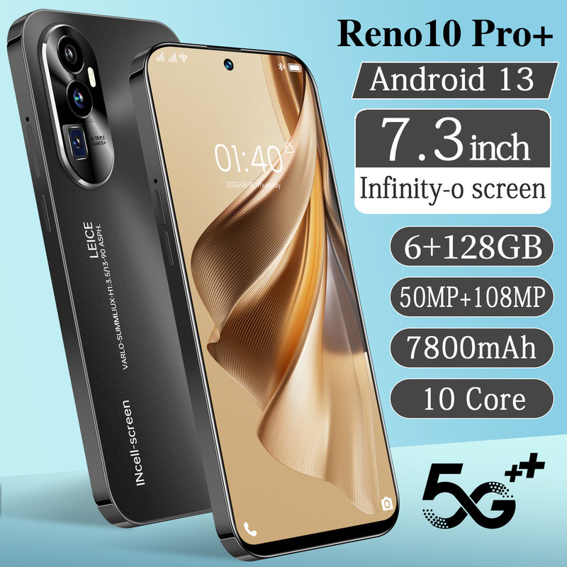 Reno10 Pro+ 7.3" 6GB+128GB Smartphone Android 13 Factory Unlocked Mobile Phones